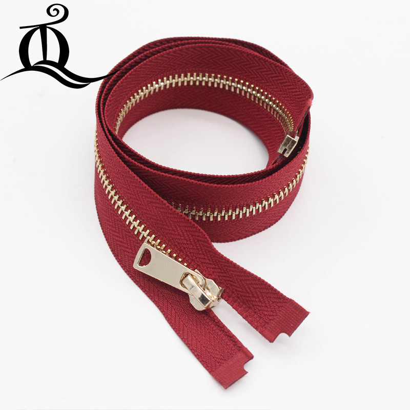 High 65cm 5# 1pcs/lot brown DIY tools zipper,Metal Zipper for Sewing zip Garment Accessories Jeans Zippers Cremalleras