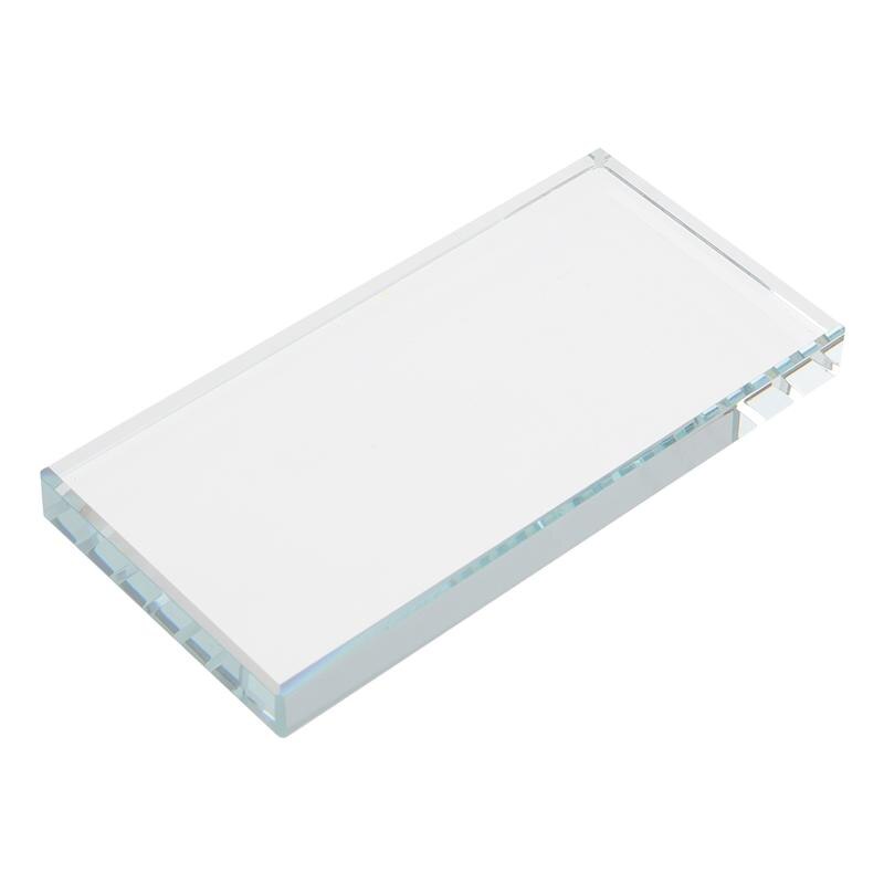 Tampon de colle en verre de cristal, outil de greffe de cils, embellissement des cils, joint en verre, 1 pièce