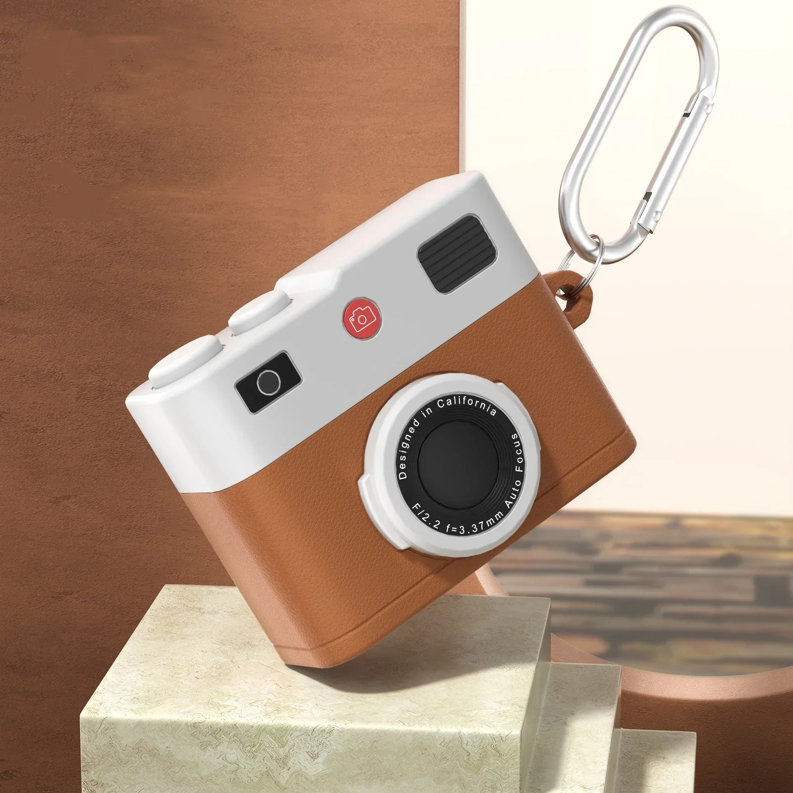 2024 nueva funda Retro para auriculares con cámara para Apple Airpods 3 2 1 Pro funda protectora de silicona suave para auriculares AirPods 4 generación