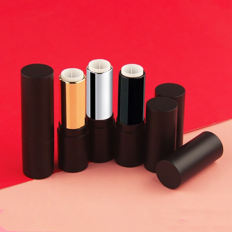 100 stuks lege zwarte lippenstifttubes, doe-het-zelf lippenstiftcontainer
