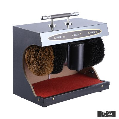 HA-Life Home Shoe Polisher Shoe Polishing Machine Automatic Horizontal Induction Shoe Cleaning Machine: Black titanium