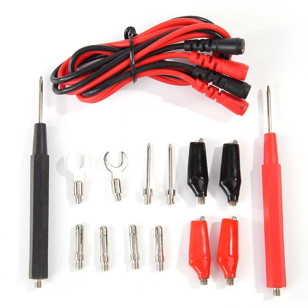 Multi-function Test Lead KitReplaceable Wire Probe for Digital Multimeter Alligator Electric Clip Test Pins Needles