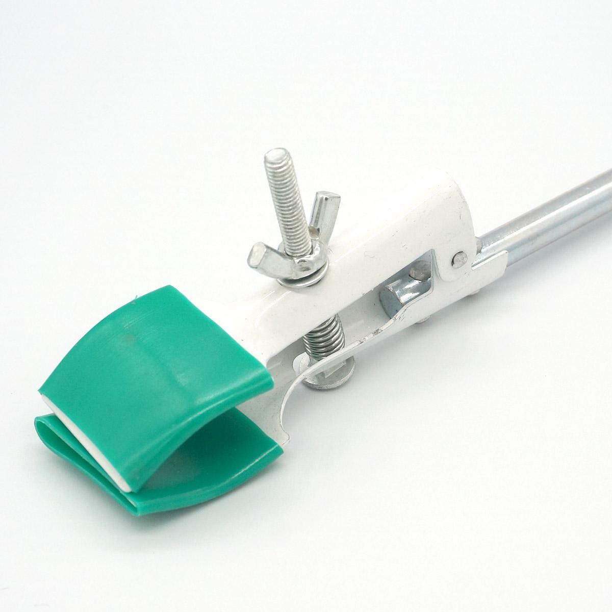 Max Hold Dia 50mm iron stand flask holder extension clamp for retort stand flask clip