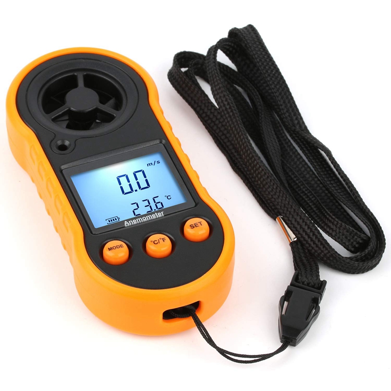 Fashiondigital Anemometer Handheld Anemometer Air Flow Meter Gebruikt Om Meet Wind Cooling Temperatuur Speed Anemometer