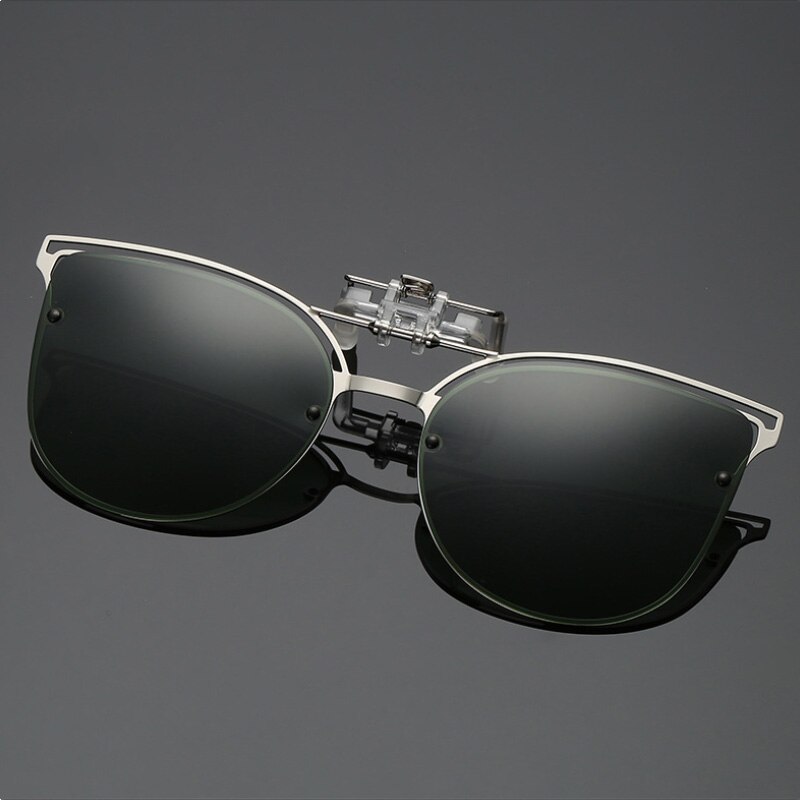 Gafas de sol polarizadas con Clip para hombres y mujeres, Anti UV nocturna para pesca, gafas de sol de 400 para conducir o montar en bicicleta, gafas de sol de pesca con Clips para Motor: 07