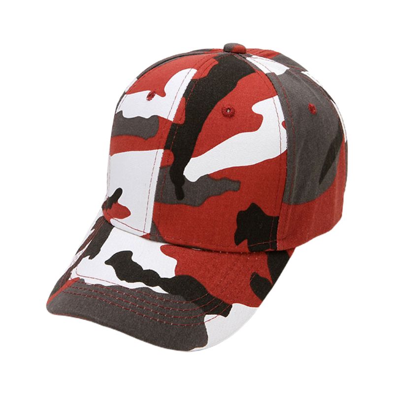 Unisex udendørs vandreture baseballkasket camouflage justerbar snapback hat