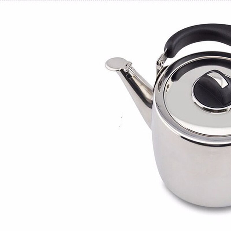 Bouilloire ménagère à gaz en acier inoxydable 304 | Bouilloire à gaz avec sifflage, bouilloire à Induction épaissie, cuisinière à sondage, bouilloire en verre émail