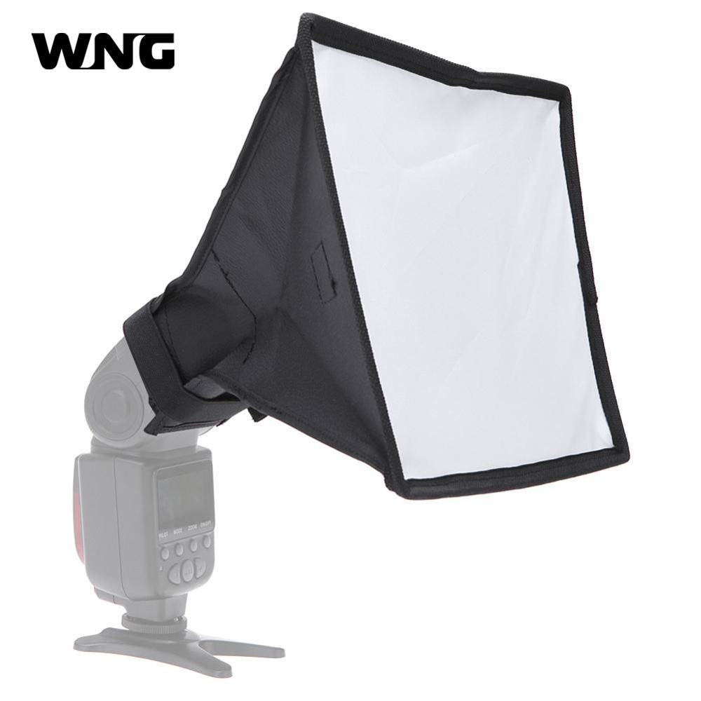 Difusor de Flash Softbox plegable, accesorios de fotografía, Kit de Softbox, luz de estudio para cámara Canon y Sony, 20x30cm