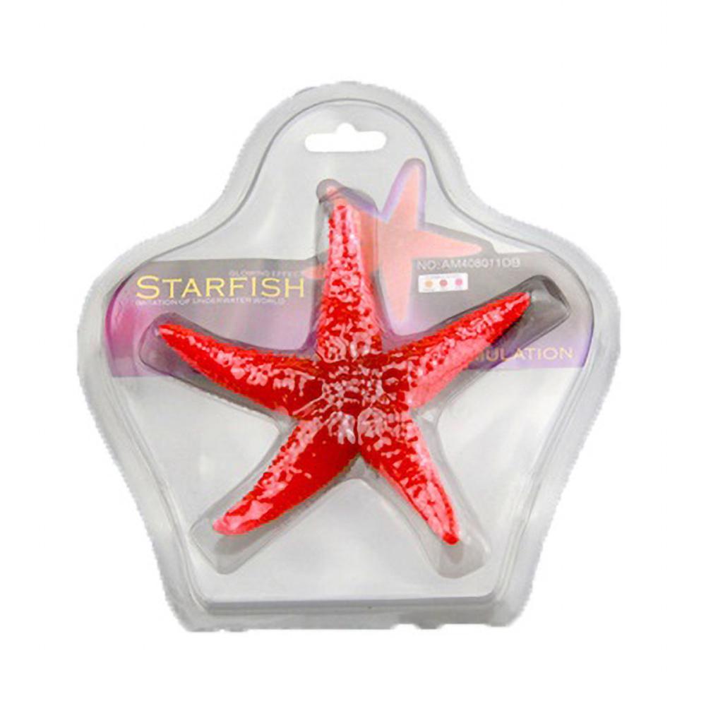 Starfish Mediterranean Style Eco-friendly Plastic Beach Coastal Simulation Starfish DIY Craft Ornament Home Fish Tank Decoration