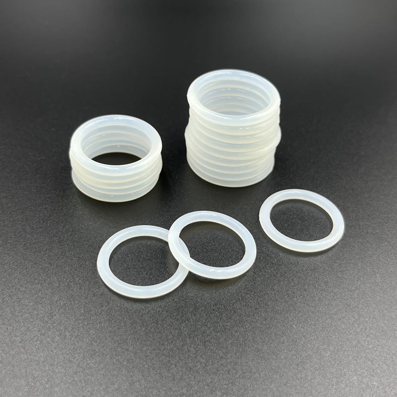 Witte siliconen O-ring VMQ O-ring afdichting pakking CS 1,5/2,0/2,4/3,1 mm geïsoleerde waterdichte ring ronde O-vorm food grade Oring Kit