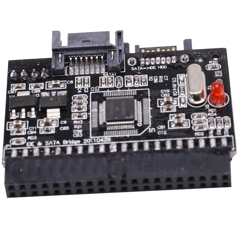 2 In 1 Ide Naar Sata/Sata Naar Ide Adapter Converter & Schroef Terminal Connector Kabel RJ45 Male Naar 8 Pin Verlengkabel