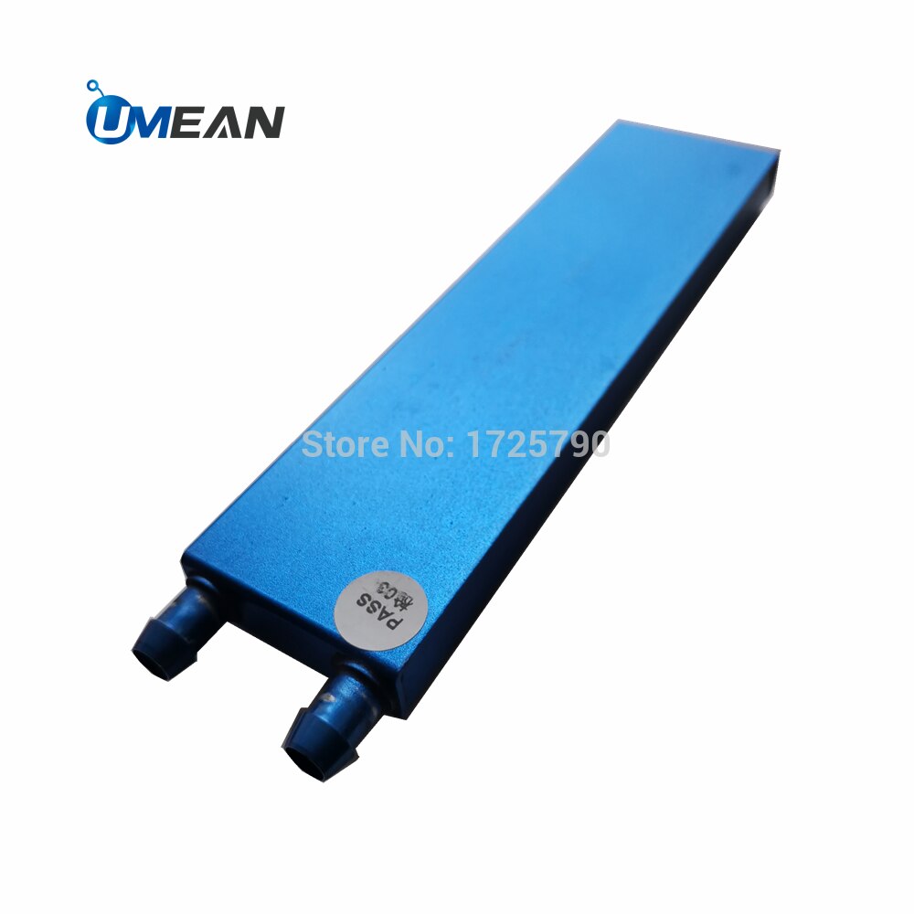 40x160mm Blue Aluminum Water Cooler Radiator Block Semiconductor Air Conditioner Cooling System Kit for PC CPU