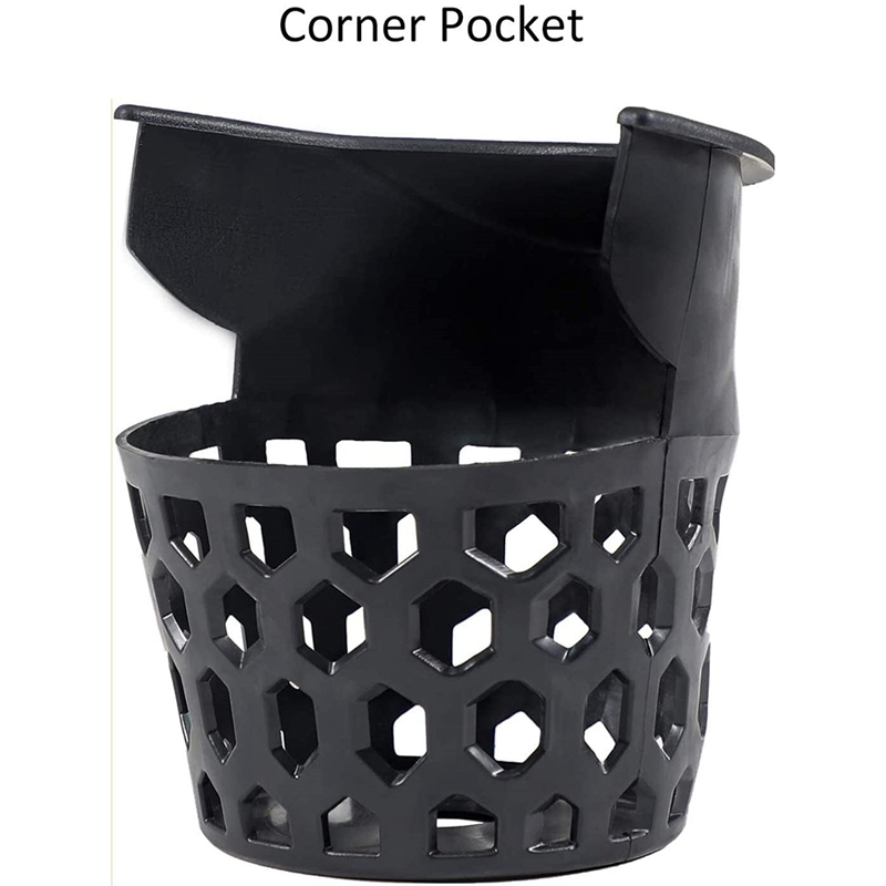 6 Pcs Billiard Pool Table Pockets Durable Plastic Web Replacement Pockets for Pool Table,Billiard Accessories