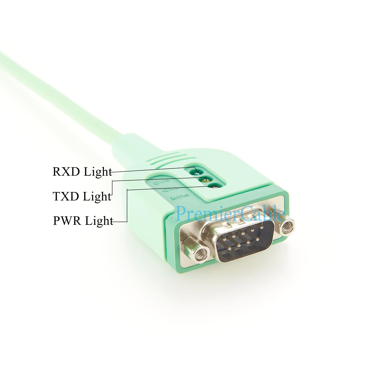 USB To RS232 Serial Cable USB Type C to RS232 DB9 Male Serial Port Adapter Cable with FTDI Chipset Type A to RS232 Converter