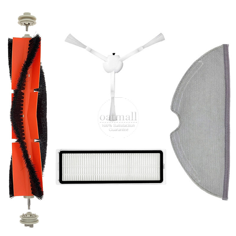 Ersatzteile für Xiaomi MI Robot Vacuum-Mop / MIJIA 1C 1T STYTJ01ZHM, Staubsauger zubehör, Ersatz satz, Haupt bürste, Hepa-Filter, Mopptuch, Verbrauchs material: MULTI