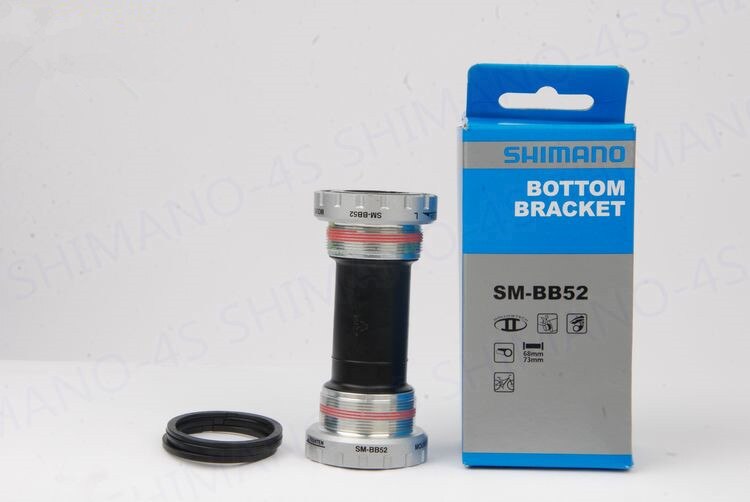 Shimano SM BB52 Hollowtech II soporte inferior para bicicleta de montaña 68/73mm BB52 Original: with  box