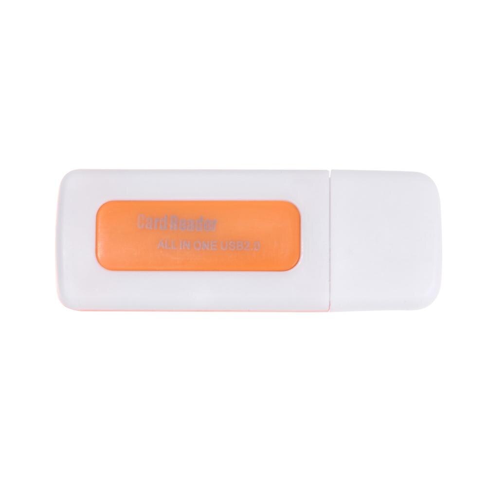 Mini USB2.0 4 Card Slots Smart Card Reader SD/MMC TF MS M2 Multi Memory Cardreader for Computer PC Laptop