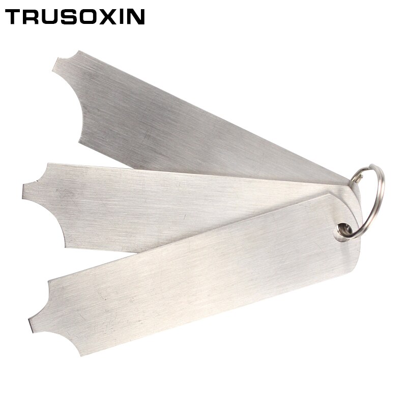 Herramientas de soldadura, calibrador de soldadura de acero inoxidable, llave de bolsillo, Gage, conjunto de calibre, prueba de costura de soldadura, regla de inspección Ulnar, 3 uds.