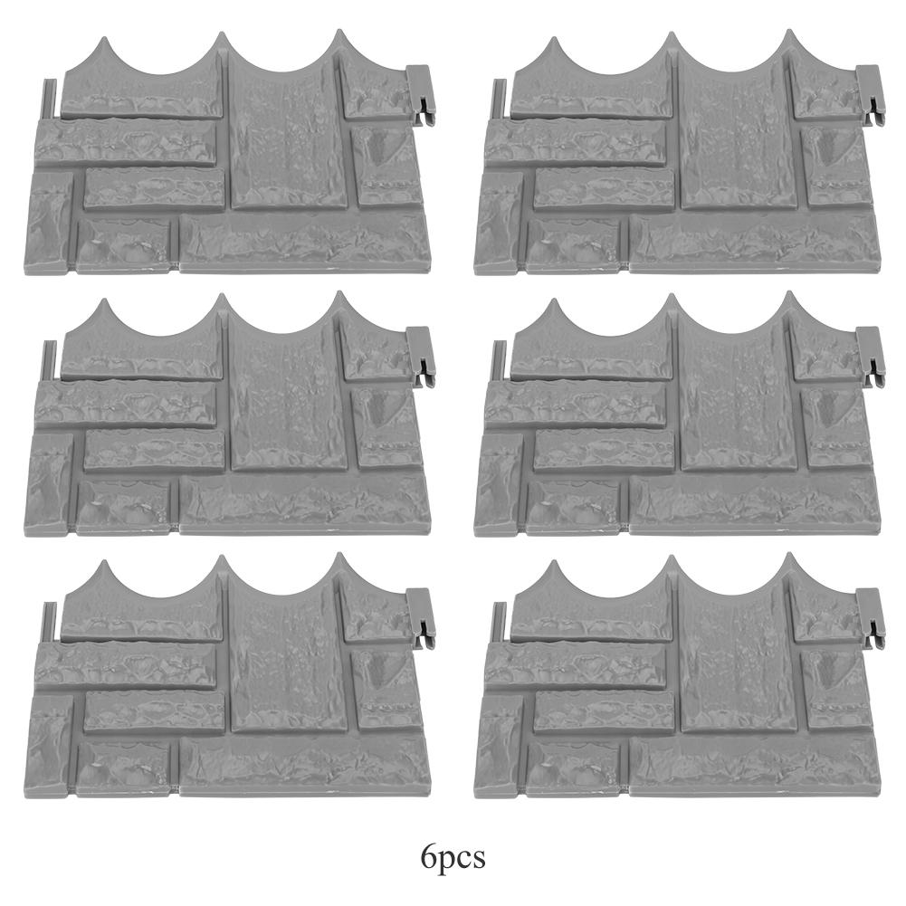 6Pcs Outdoor Garden Landscape Fencing Bed Border Edging Fence Garden Decorative Animal Dog Barrier Fence Flower Fence