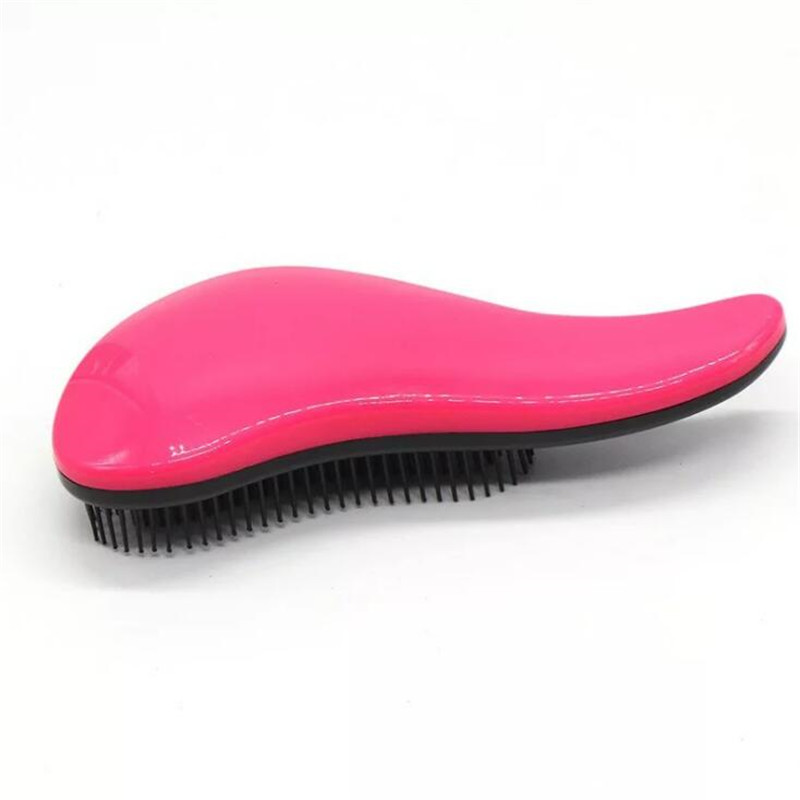 Baby børn og kvinder, der løsner hårbørste kamme salon, blid, antistatisk børste, flok, våd, tør, børstehåndtag, håndflade, krøllet: Rose
