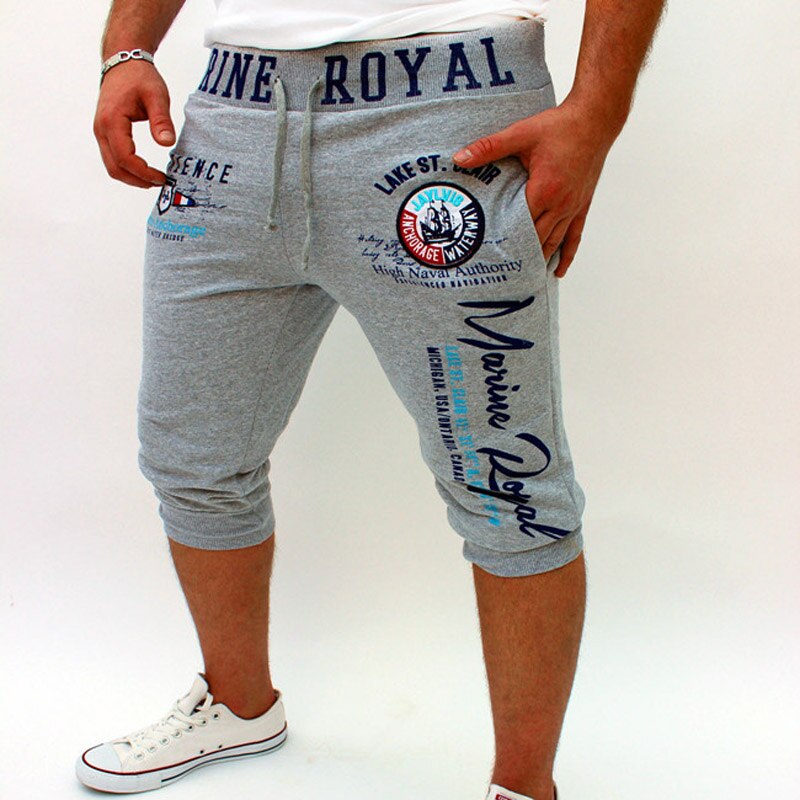 Outdoor zomer Actief Sport GYM Digital printing Jogging Joggers Running Fottball Training track been Capri broek