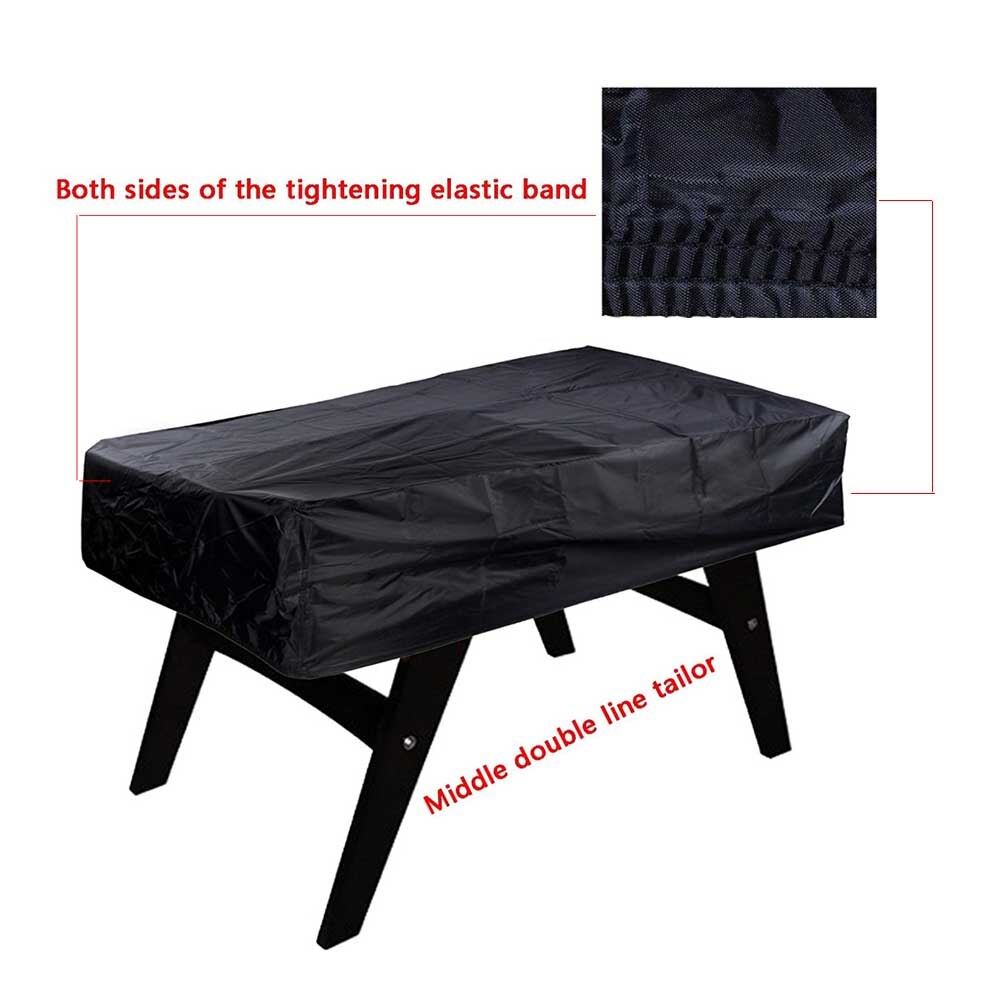 Outdoor Waterproof Scratch Resistant Oxford Billiard Rectangular Durable Stretching Dust Proof Foosball Table Cover Coffee Chair