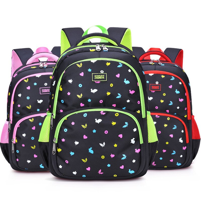 Girl Printing Primary Bookbag School Backpacks For Girls Boys Kids School Bags Children