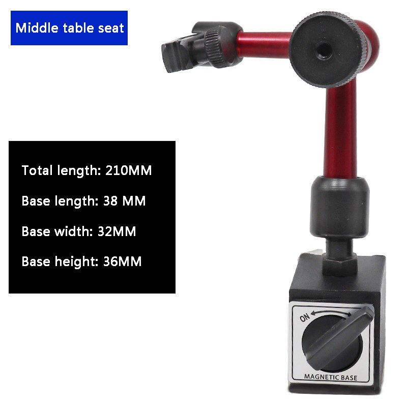 Dial Indicator Lever Calibration Indicator High Precision Dial Dial Indicator Measuring Instrument 0-0.8mm One Piece CH: Red