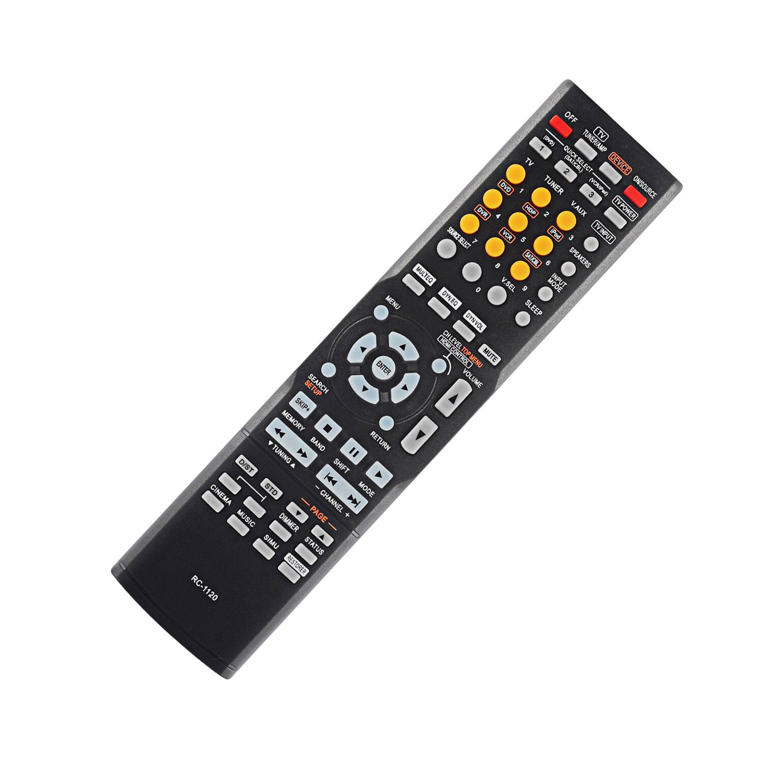 Nowy pilot zdalnego sterowania RC-1120 do systemu amplitunerów AV Denon AVR-590 DHT590BA AVR-1610 AVR-1910 AVR1802 AVR2506 AVR2803 AVR3805
