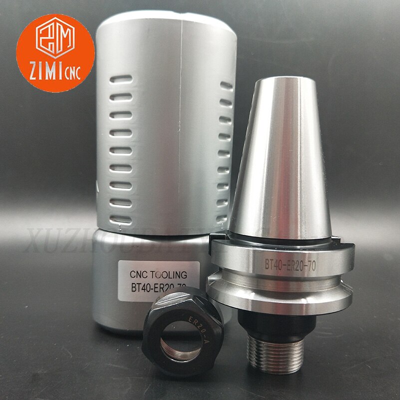 1pcs BT40-ER20-70L face milling cutter holder 70mm spring chuck for ER20 collet CNC lathe cutting tool milling machine