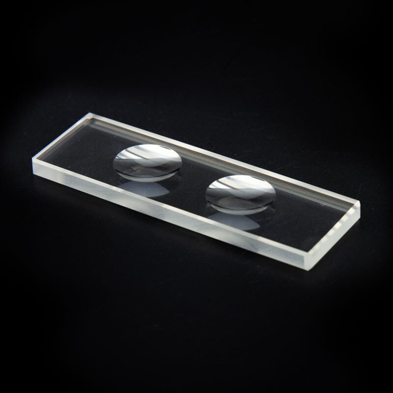 10MM Thickness Circular Concave Cavity Biological Microscope Slide Optical Glass Multiple Wells Optional