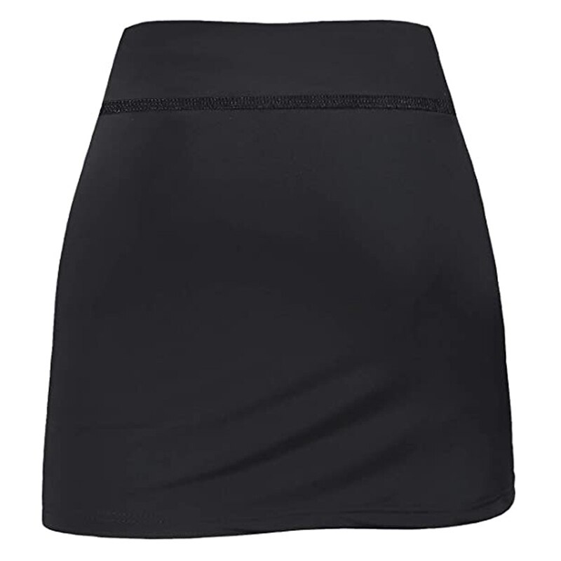 Kvinder tennis nederdele indershorts elastiske sports golfskorts med lommer passer til yoga fitness løb