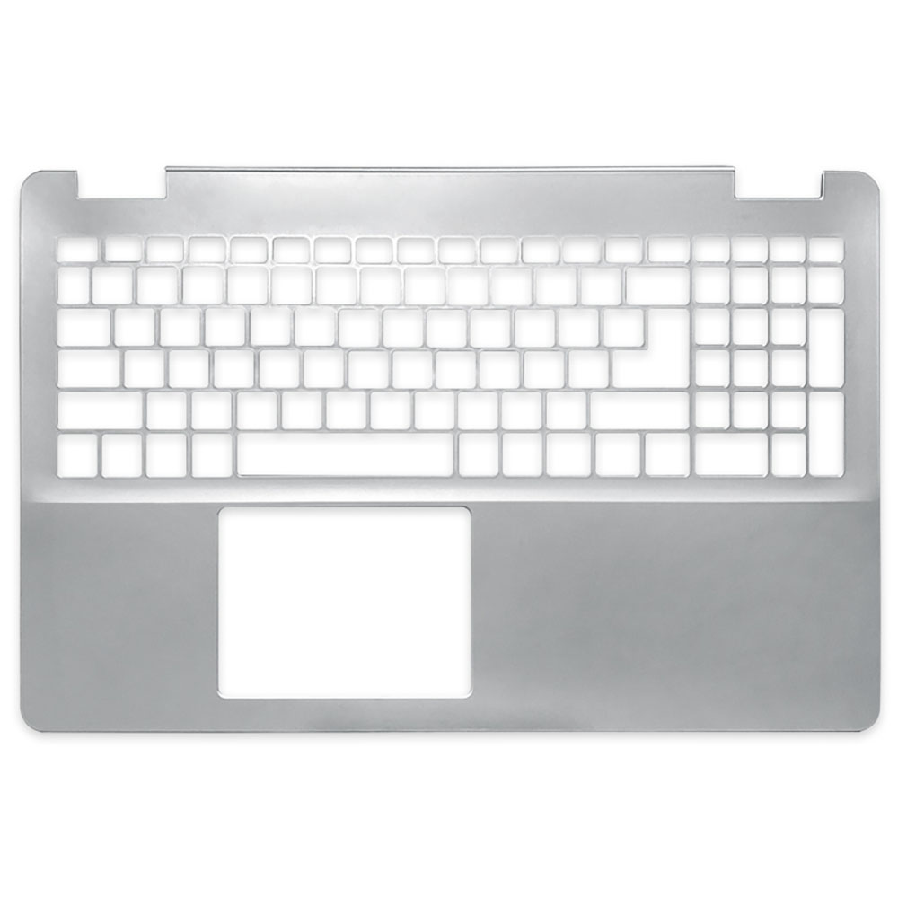 LCD Back Cover Front Bezel Palmrest Bottom Case Cover For Dell Inspiron 15 5000 5584 0JX9NR 0GYCJR Silvery: palmrest cover