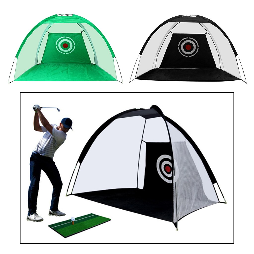 2x14m Golf Practice Driving Hitting Net Cage Training Aid Practice Target Aim Golf Chipping Hitting Putting Net Indoor Home