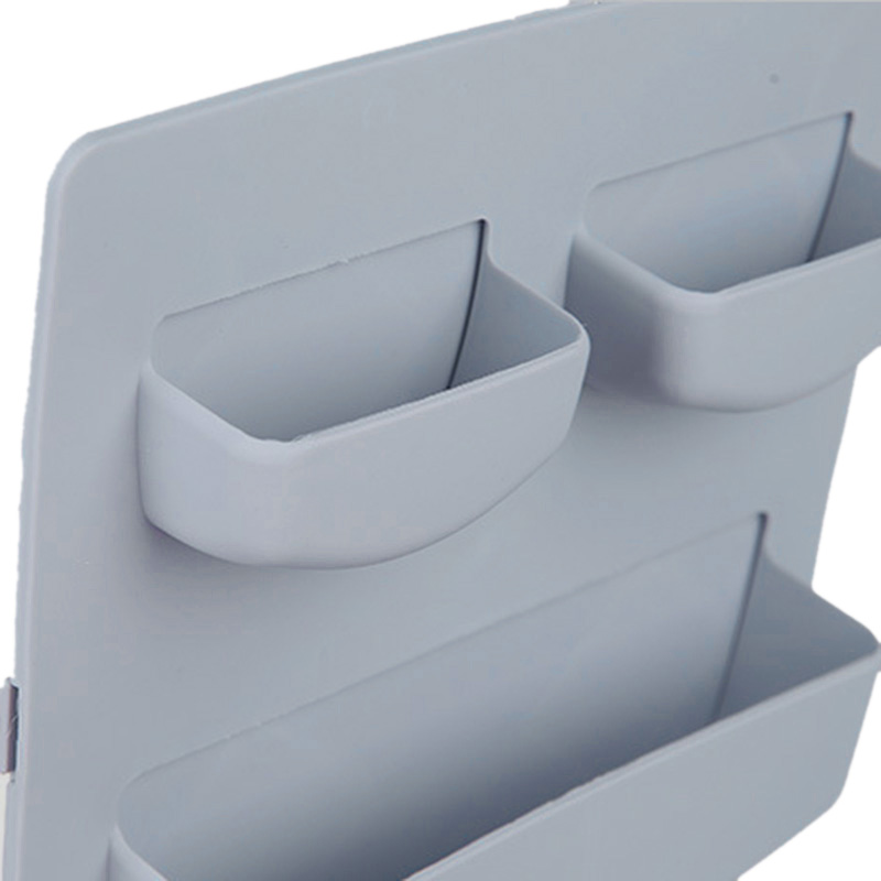 PP Kitchen Tools Storage Organizers Adhesive Cabinet Door Wall Shelf Kitchen Supply Accessory Kitchen Organizer
