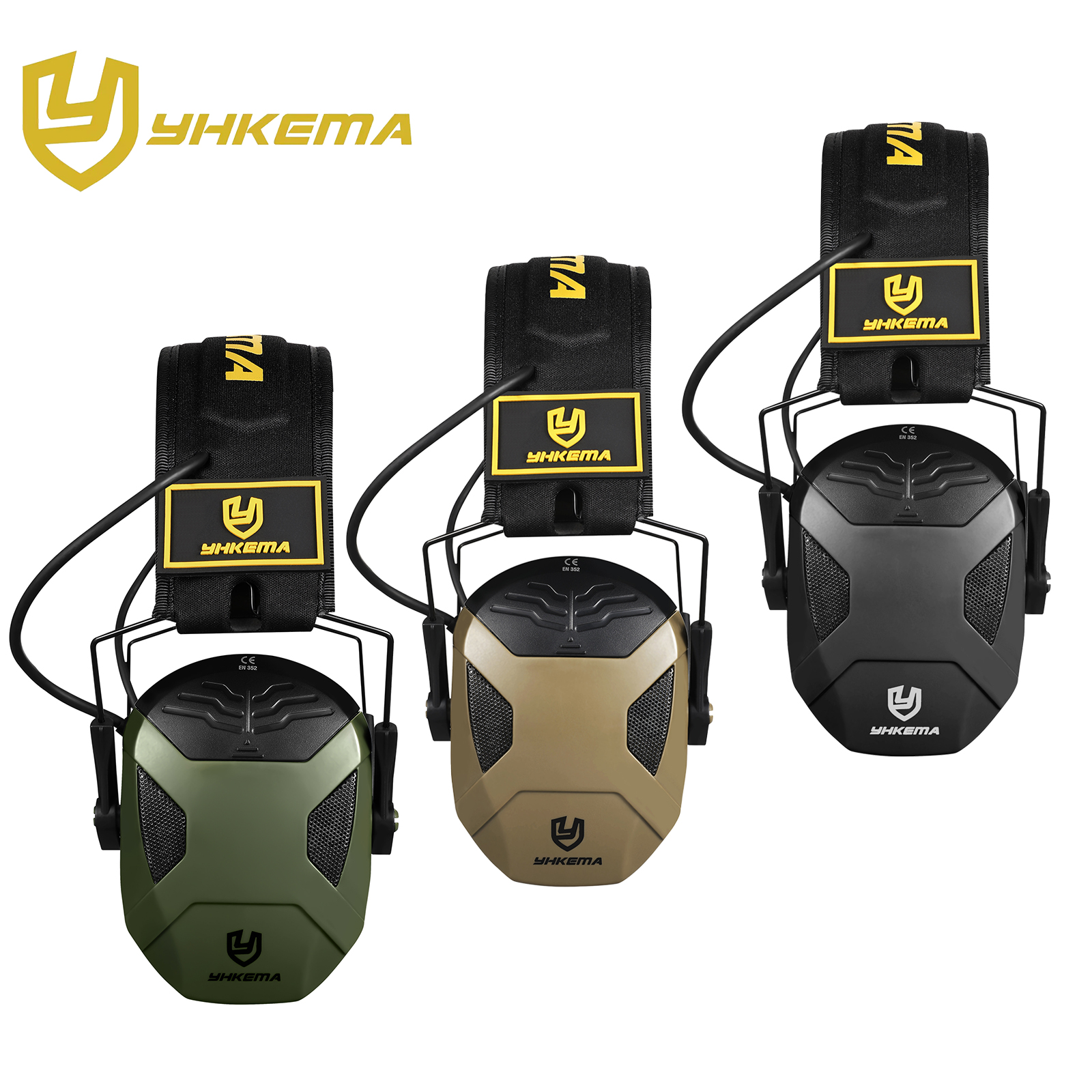 2025 Elektronische Schieten Oorbeschermer Anti-geluid Hoofdtelefoon Geluidsversterking Gehoorbescherming Headset Opvouwbaar met case