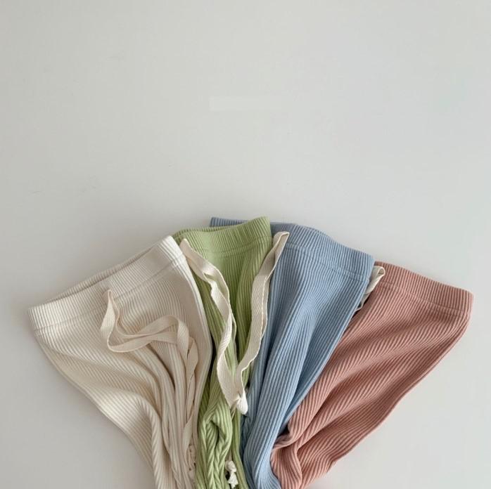 Lente En Herfst Baby Geribbelde Leggings Jongens Meisjes Katoen Grote Pp Broek Baby Casual Broek