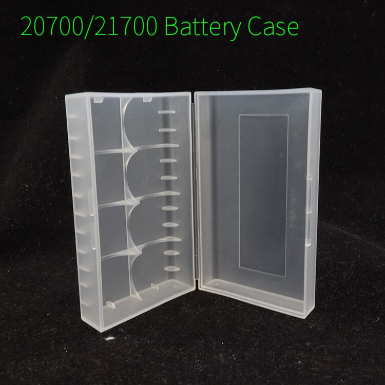 1pc 20700 batterij case draagbare plastic dual box voor 21700 20700