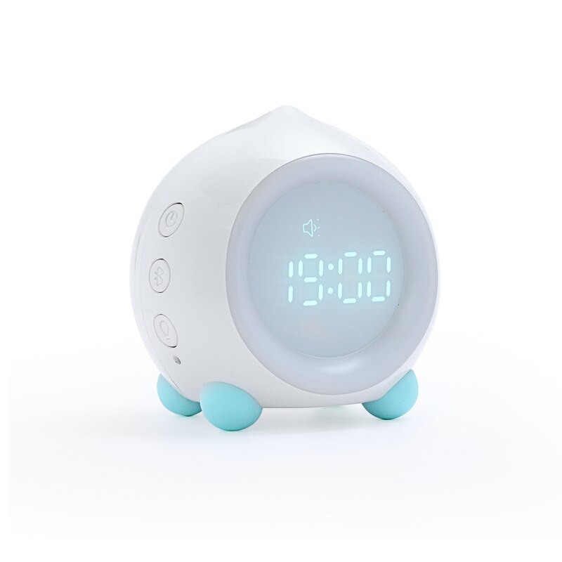 Leuke Water Kinderen Led Digitale Wekker Intelligente Voice-Activated Lichtgevende Wekker Speaker Mini Digitale Klok: 03