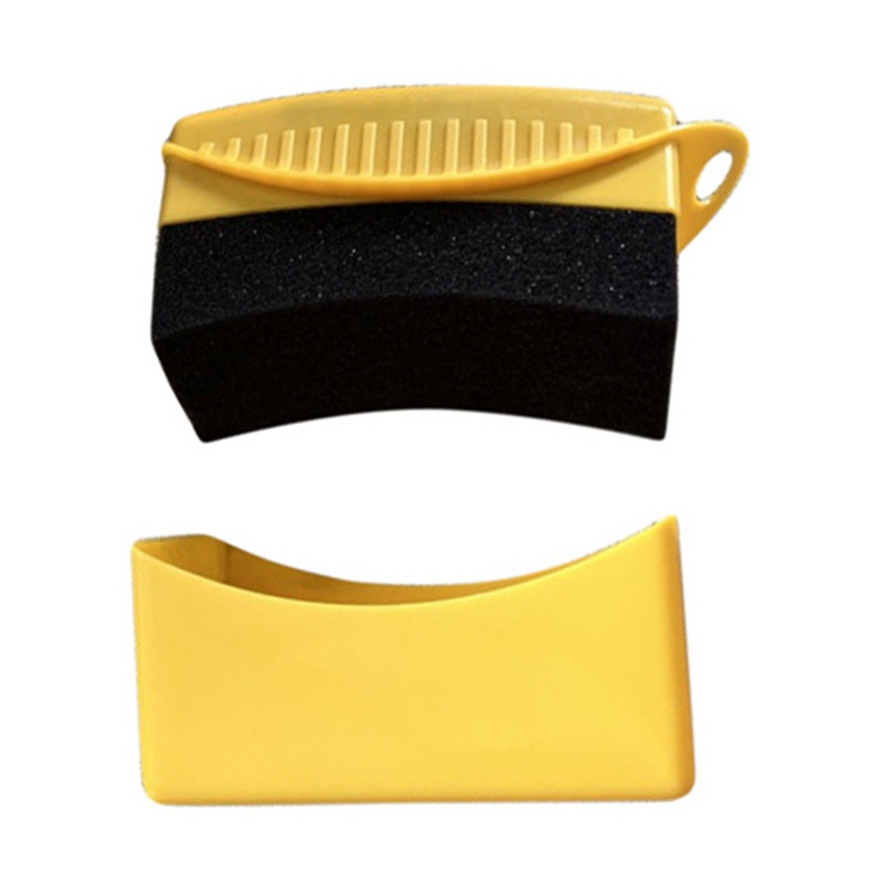 Fælgbørster med svamp (med eller uden låg) - dækkonturrens og -applikatorer, vokspoleringspuder og detaljeringstilbehør