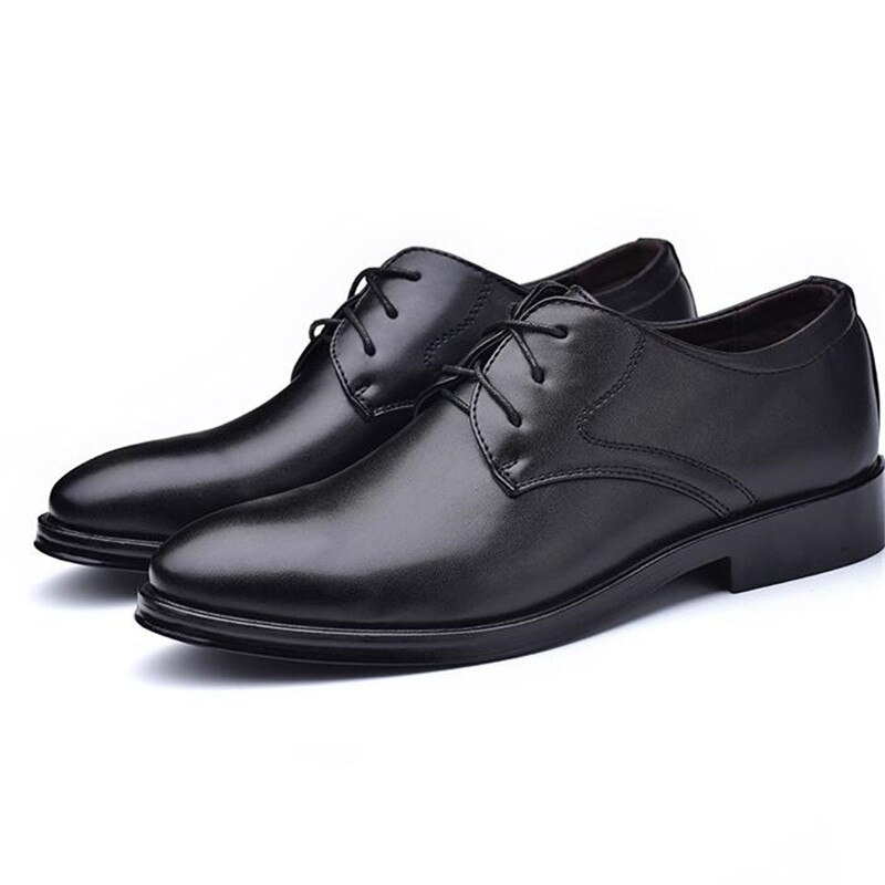 Sznurowane męskie skórzane buty ślubne buty galowe garnitury męskie buty Oksford dla mężczyzn klasyczna moda Chaussure Homme Mariage