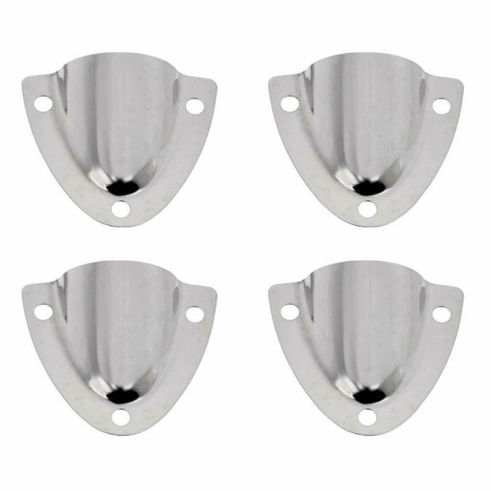 4pcs Marine Clam Shell Vent Wire Cable Cover Boat Accessories 1-3/4" Marine Stainless steel ventilation plate
