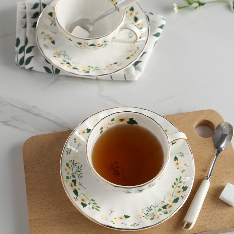 Fine Bone China Ceramic Coffee Tea Cup Set traditional chinese tea cups porcelain hand painted tea cup and saucer set II50BYD