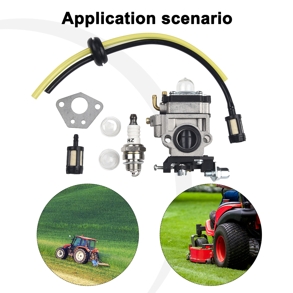 Carburetor Kit For Florabest FBS 43 A1 FBK 4 B2 4in1 PBK 4 A1 PBS 2 A1 Brushcutter Carb Carburetor Grass Trimmer Primer Bulb