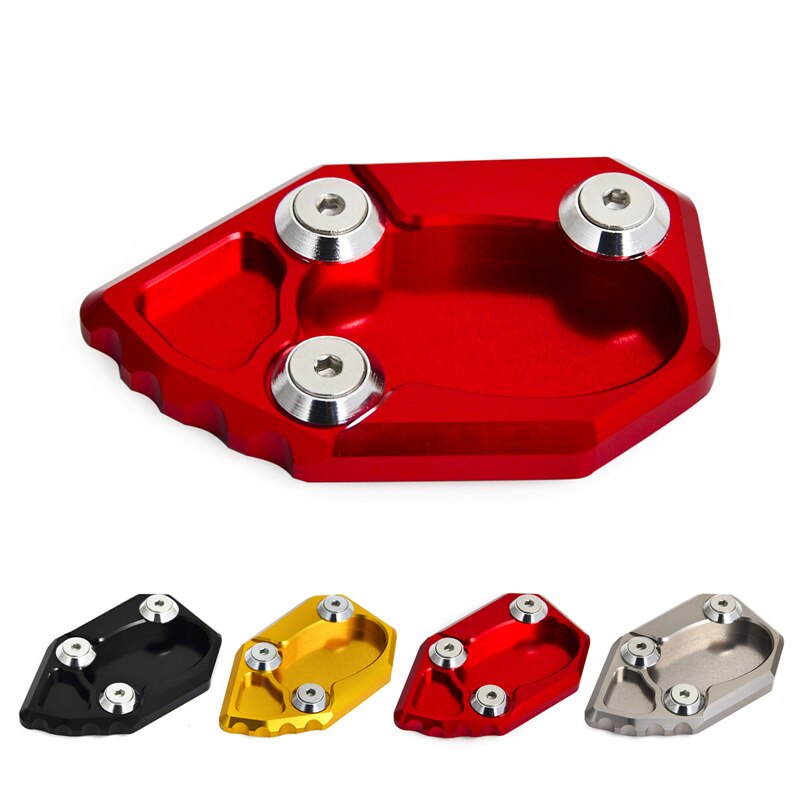 CNC Extension Parking Kickstand Pedaal Side Stand Plaat Vergroten Pad Houder Voor MV Agusta Brutale 1078 08-12/ 990R 10-12 F4 04-15