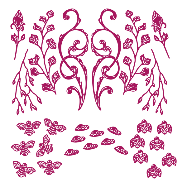Diy Embossing Template Carnation Crafts Coastal Currents Collection Metal Cutting Dies Scrapbook Diary Decoration: Y2184-Dies