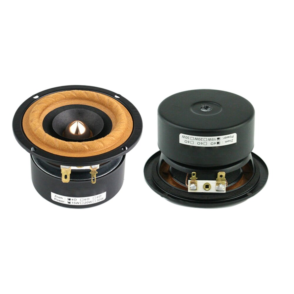 3 Inch Full Range Mid High Woofer Speaker Tweeter HIFI Unit Subwoofer For Home Loudspeaker DIY on 2PCS