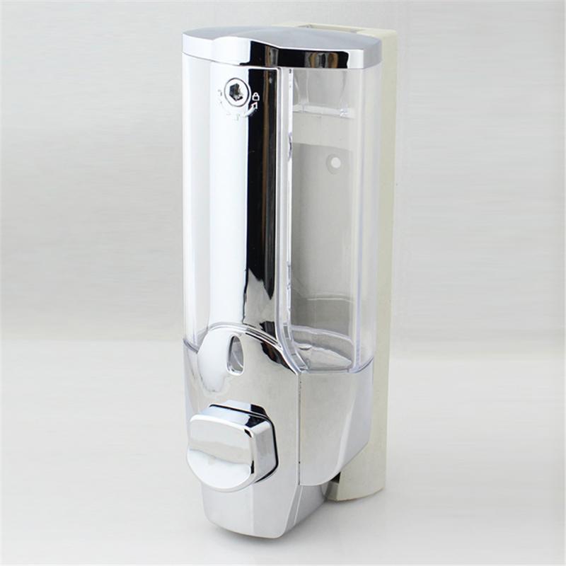 Wall Mount Hand Zeepdispenser Single-Head Handleiding Hand Vloeibare Shampoo Douchegel Dispenser Lotion Container