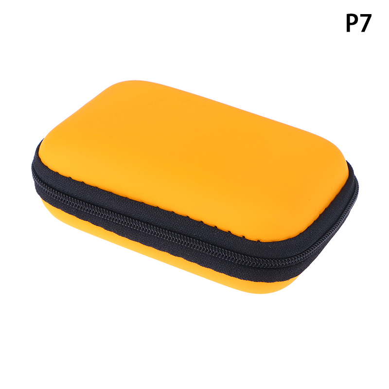 Mini Camera Case Bag Multi-functional Earphone Bag Video Waterproof Digital Portable Hard Bag EVA Storage Box Storage Bag 1Pc: Dark Grey