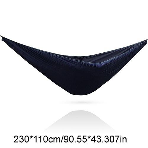 Best Selling Camping Dubbele Draagbare La Siësta Hangmat Underquilt Underblanket Nylon Hangmat Slaapzak: Dark bLue